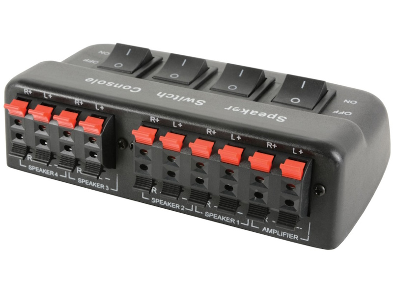 AD-SPK42 - Selector de altavoces de 4 VÃ­as
